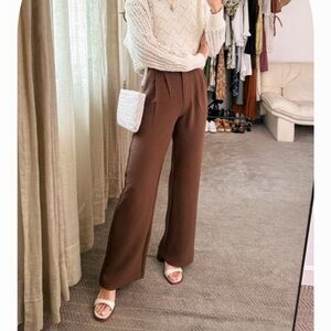 A&F Sloane Tailored Premium Crepe Pant - size 8